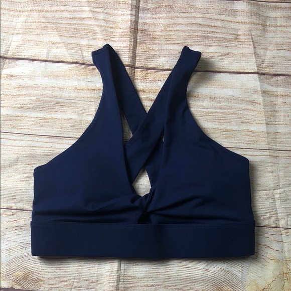 Fabletics Other - Fabletics Navy Blue Oasis Twist Sports Bra